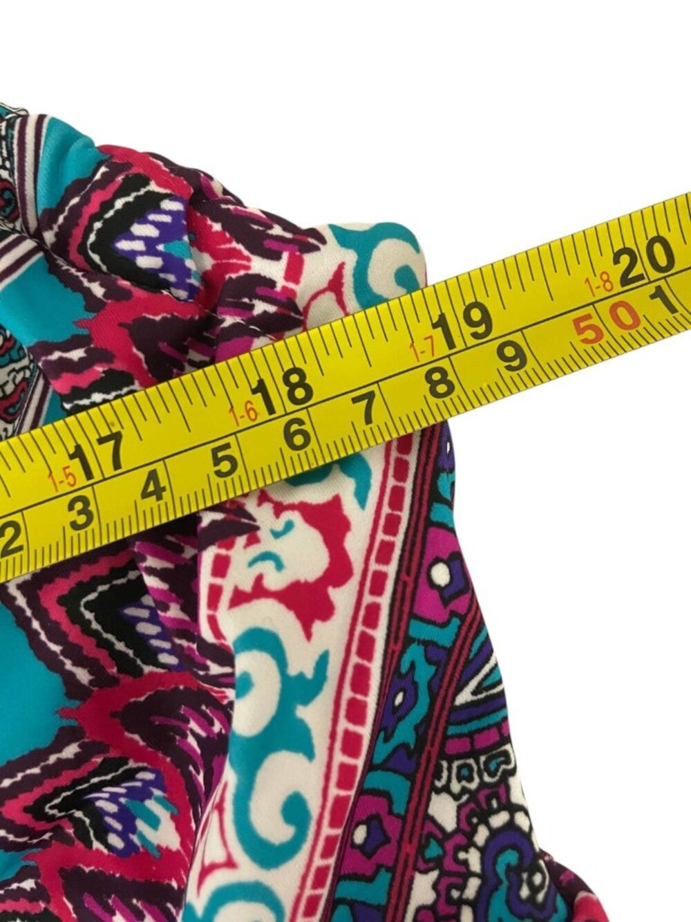 Swimsuits for All Swim Dress Swimsuit Size 20 Colorful Geometric Print NWT - Picture 9 of 12